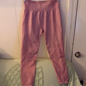 Womens Seamless Pink Leggings